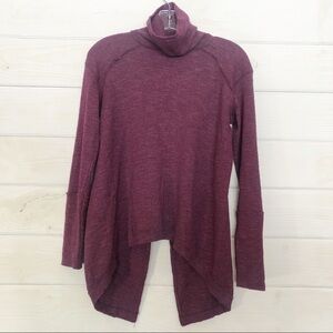 We The Free Maroon Turtleneck Sweater